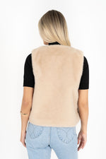 VIENNA VEST - Latte colour