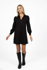 Remix Shift dress from Humidity Lifestyle - Black