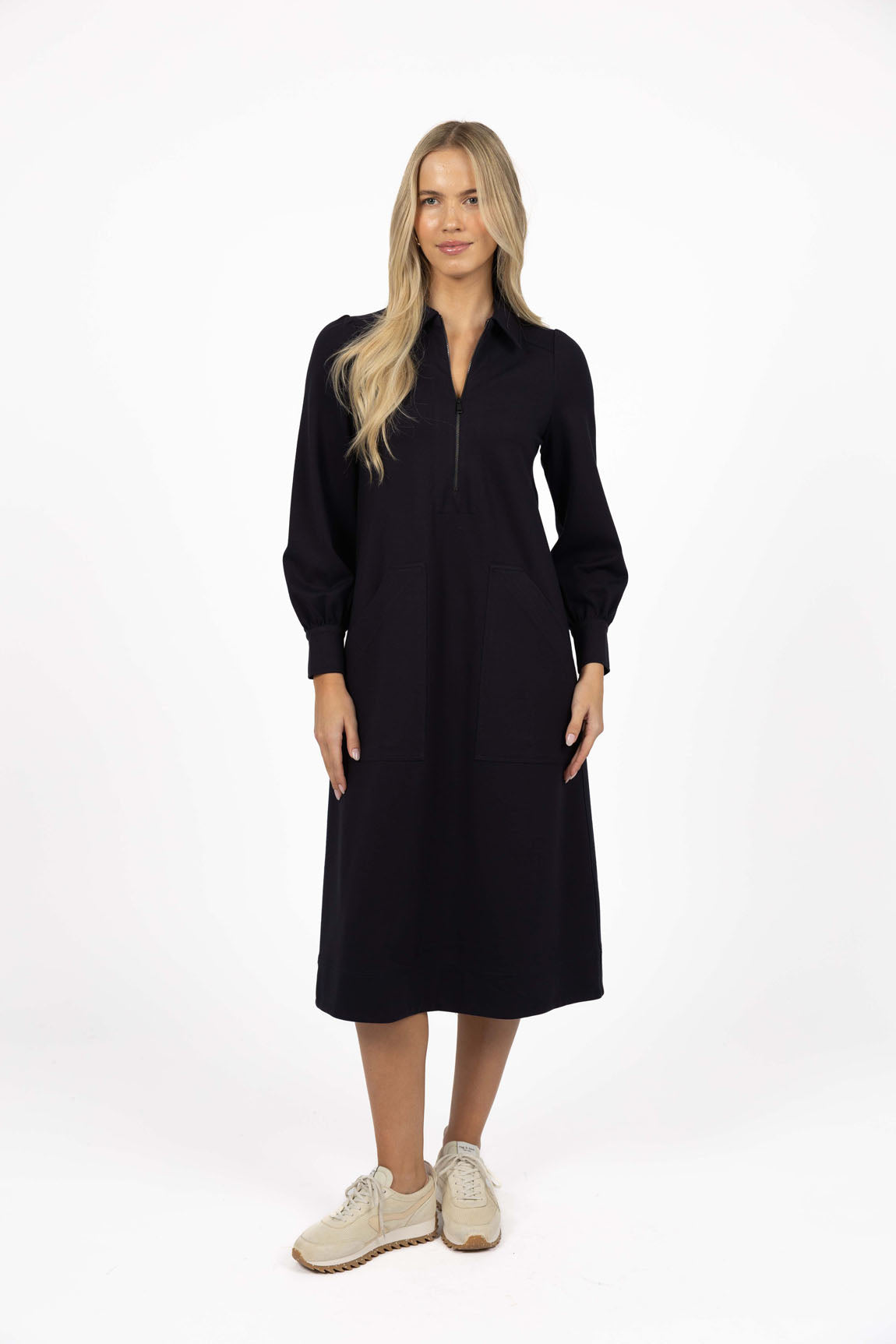Dune Midi Dress from Humidity Lifestyle - Navy colour