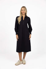 Dune Midi Dress from Humidity Lifestyle - Navy colour