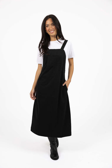 T-shirt Pinafore from Humidity Lifestyle - Black