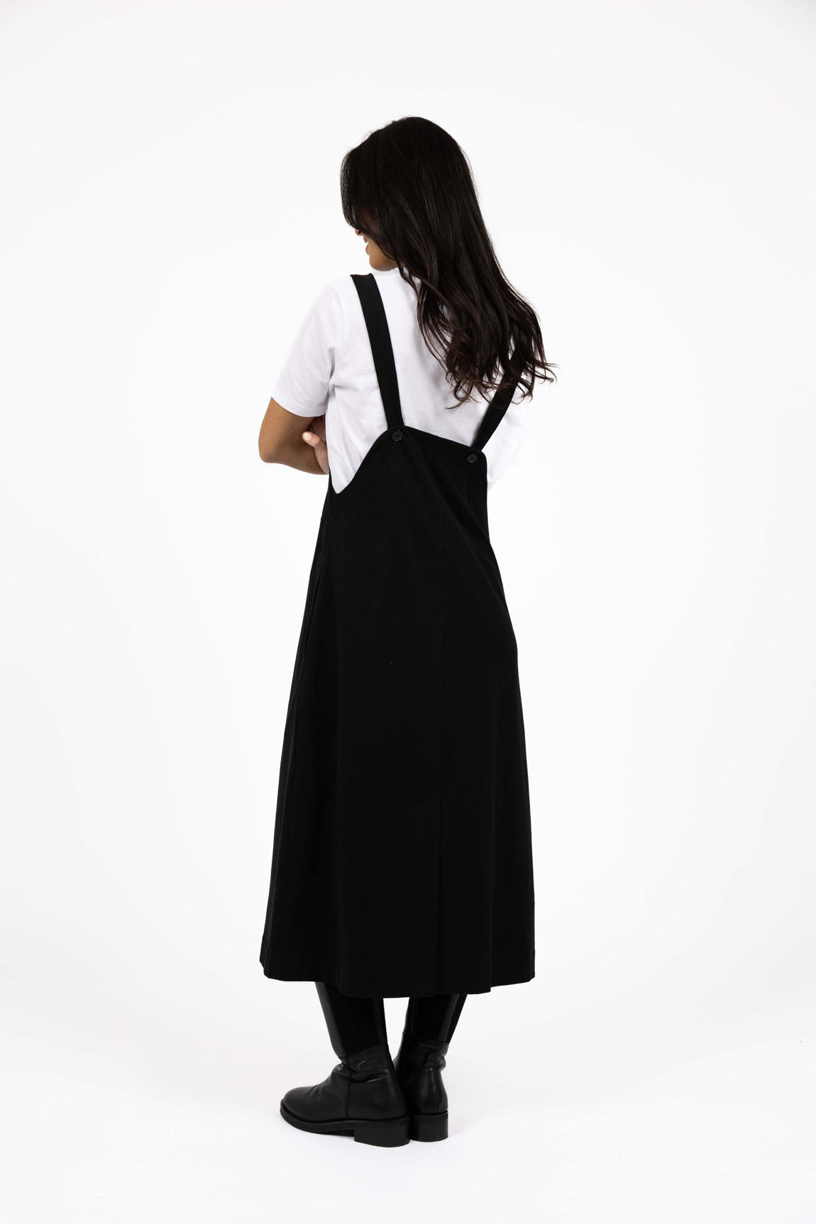 T-shirt Pinafore from Humidity Lifestyle - Black