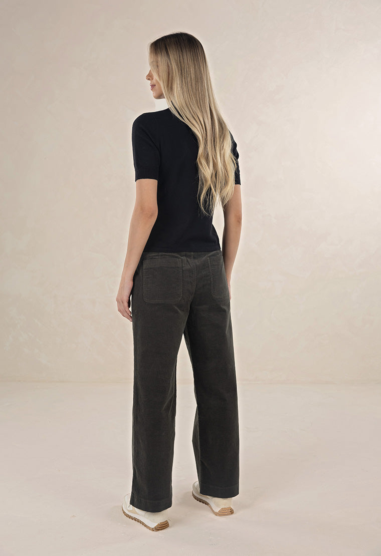 Suki Cord Pant from Humidity Lifestyle - Khaki colour