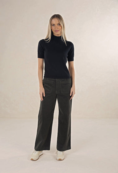 Suki Cord Pant from Humidity Lifestyle - Khaki colour
