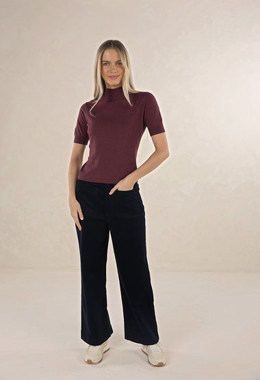 Suki Cord Pant from Humidity Lifestyle - Indigo colour