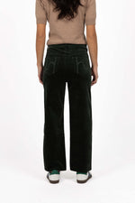 Va Va Velour Pant from Humidity Lifestyle - Pine Colour