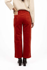 Va Va Velour Pant from Humidity Lifestyle - Rust Colour