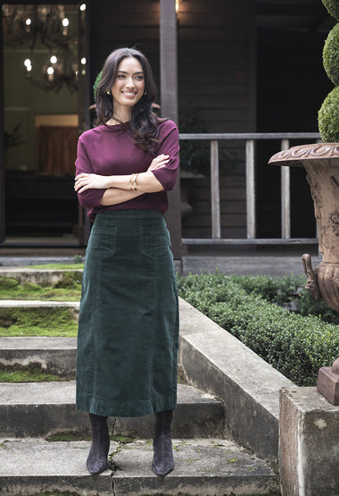 Grace Top from Humidity Lifestyle - Merlot