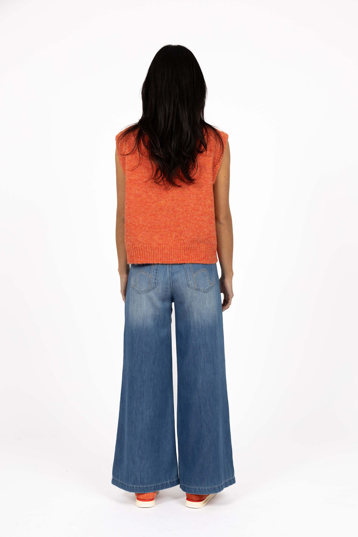 Monet Vest from Humidity Lifestyle - Citrus colour