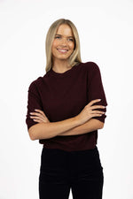 Grace Top from Humidity Lifestyle - Merlot