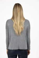 Ribbed Sweater from Humidity Lifestyle - Gray Mix