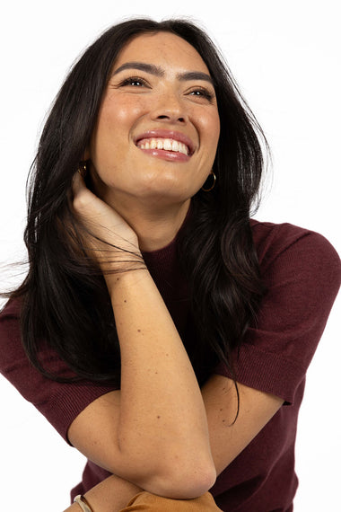 Vera top from Humidity Lifestyle - Claret