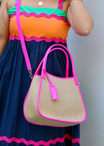 Liv & Milly Joanna Bag- Patent Pink