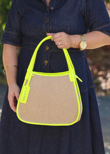 Liv & Milly Joanna Bag- Neon Yellow