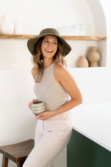 Kay Bucket Hat - Khaki