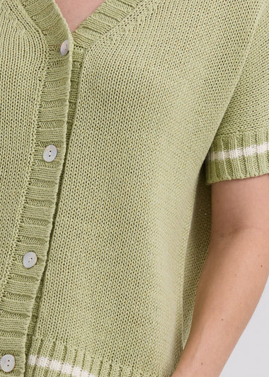 LD & Co Textured short sleeved Cardigan
