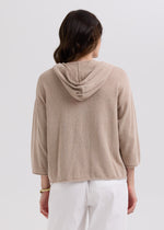 LD & Co Linen Hoodie - Taupe