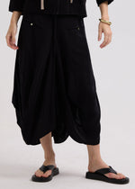 LD & Co Drape Bottom Skirt - Cocoa colour