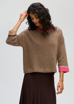 LD & Co Trim Detail Jumper - Rosewood