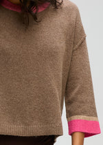 LD & Co Trim Detail Jumper - Rosewood