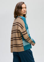 LD & Co Groove Stripe Crew - Teal