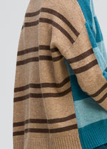 LD & Co Groove Stripe Crew - Teal