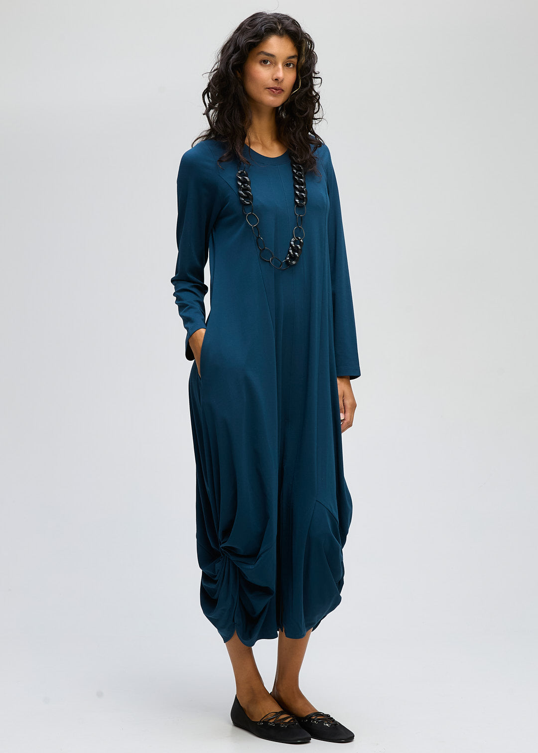 LD & C0 Essential Dress - Petrol