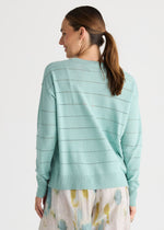 Textured Linen Jumper from LD& Co - Graphite