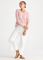 Textured Linen Jumper from LD& Co - Graphite