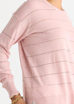 Textured Linen Jumper from LD& Co - Graphite