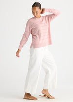 Textured Linen Jumper from LD& Co - Graphite