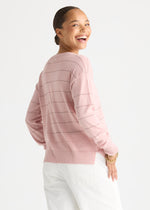 Textured Linen Jumper from LD& Co - Graphite