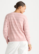 Textured Linen Jumper from LD& Co - Graphite