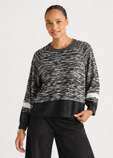 Mouline Top from LD & Co - Graphite colour