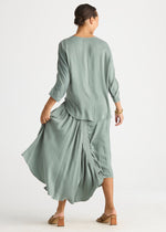 Evening Flow Top from LD&Co - Moss colour