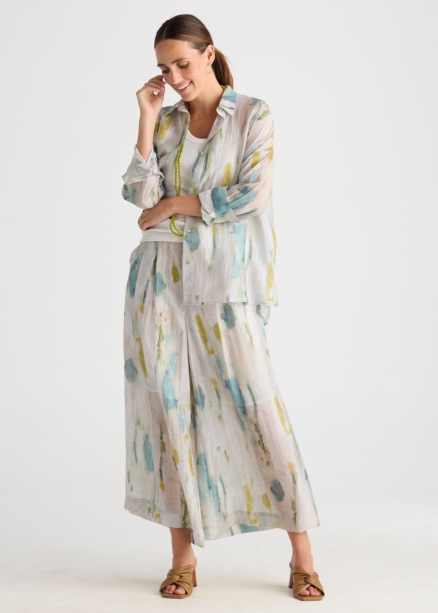 Easy Flow Pant from LD & Co - Mirage print