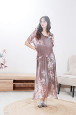 Perla Pink Silk Dress