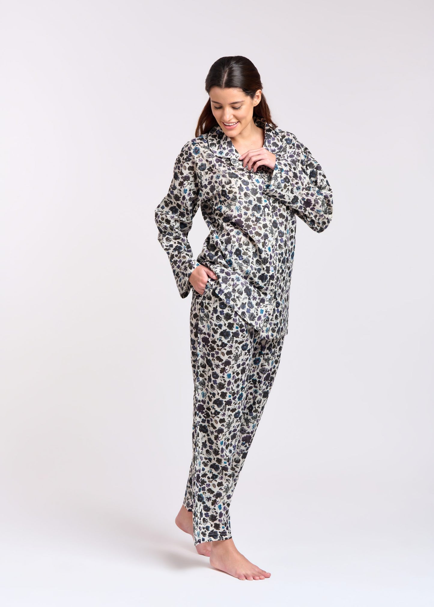 Long Sleeve Cotton Pajama Set - Arabella MD-751K