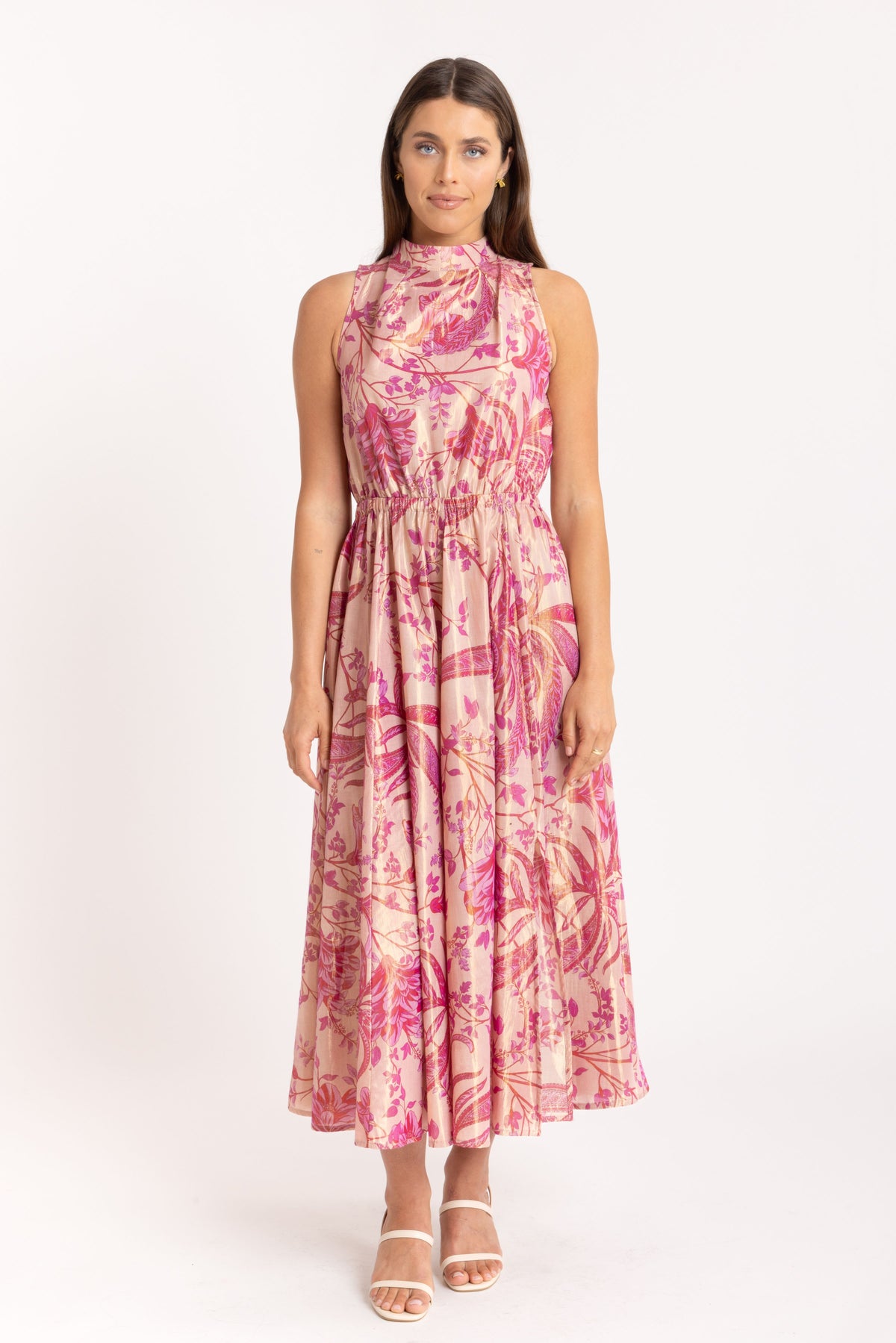 Bel Vestito Milan Panelled Midaxi Dress