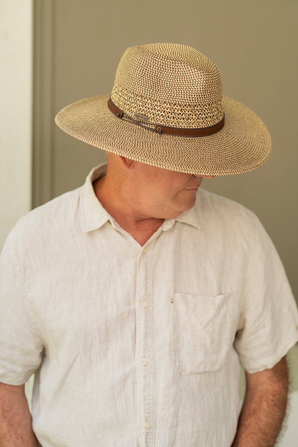 Nico Panama Hat with Chocolate hatband