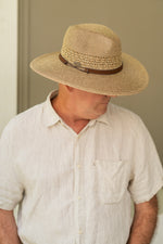 Nico Panama Hat with Chocolate hatband