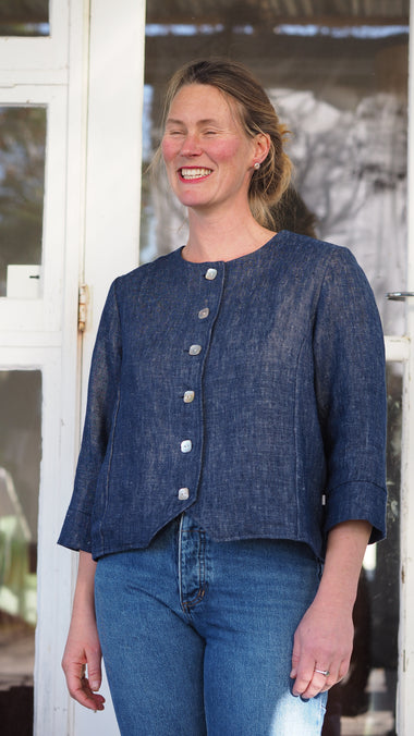 Riverton Jacket - Linen Denim