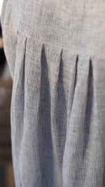 Hokitika Blouse - Fine White Stripe