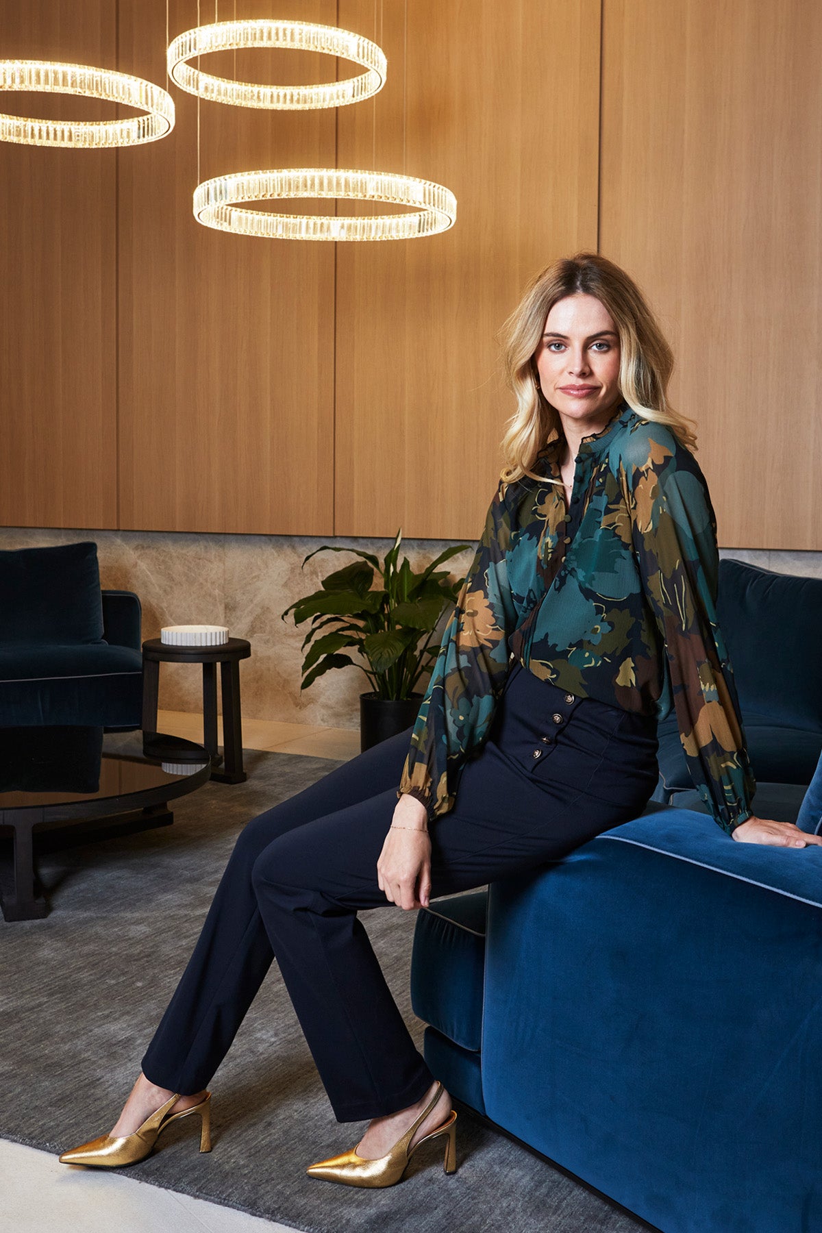 Midnight Botanica Blouse from Ping Pong Australia