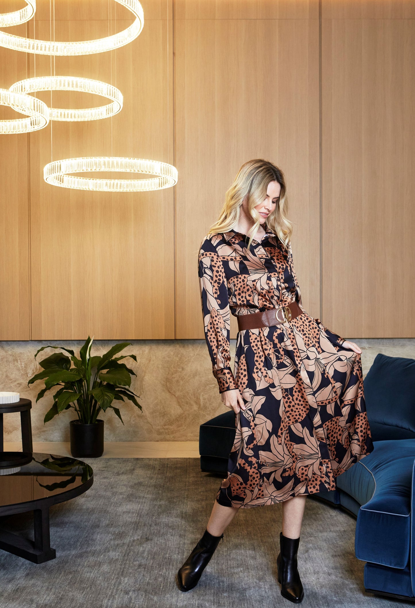 Spiced Animal Midi Dress from Ping Pong Australia