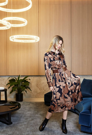 Spiced Animal Midi Dress from Ping Pong Australia