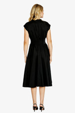 Esme Tie Front Dress in Black