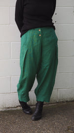 Maple Pants - Pine Green Chambray
