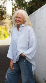 Ohawe Shirt - White Stripe