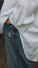 Ohawe Shirt - White Stripe